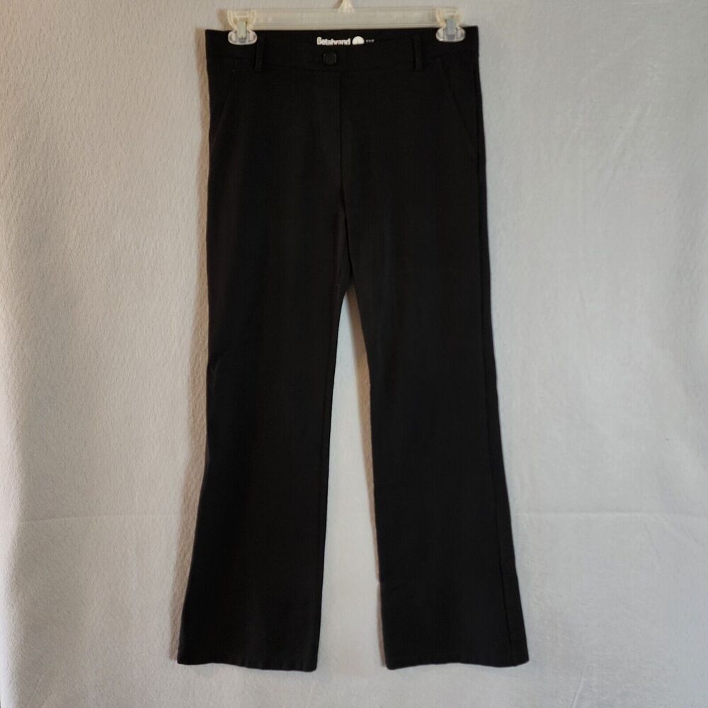 Betabrand Black Dress Pant Yoga Pants Career Wear Office Size Large